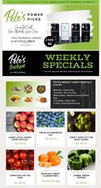 Pete's Fine Foods flyer week 44 Page 1