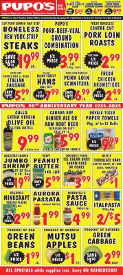 Pupo's Food Market flyer (valid until 5-11)
