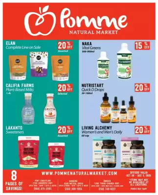 Pomme Natural Market flyer (valid until 5-11)