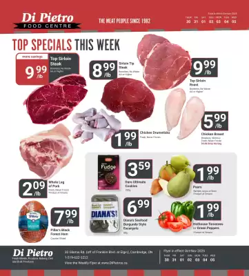 Di Pietro flyer (valid until 5-11)