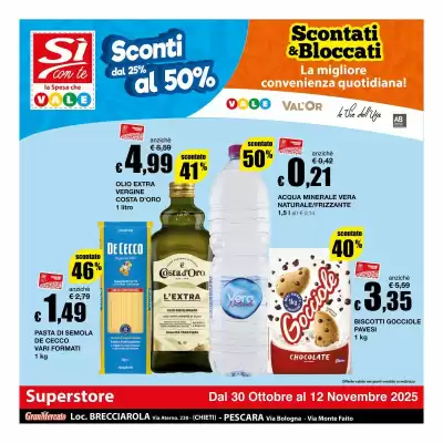 Volantino Sì con te Superstore (valido fino al 12-11)