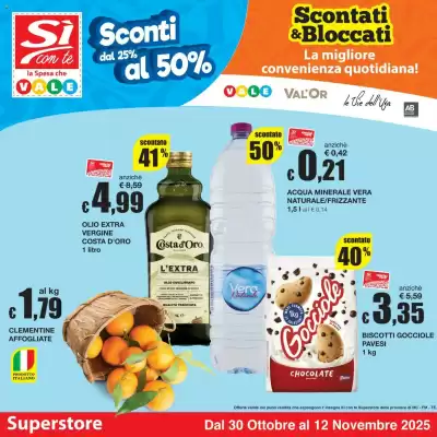Volantino Sì con te Superstore (valido fino al 12-11)
