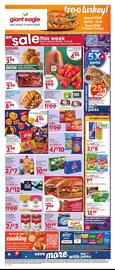 Giant Eagle weekly ad week 44 Page 1