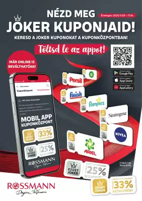 Rossmann akciós újság (érvényes eddig: 14-11)