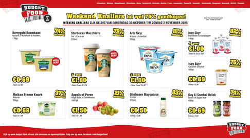 Budget Food folder Pagina 1