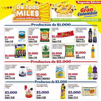 Catálogo La Gran Colombia (válido hasta 1-11)