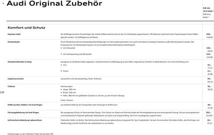 Audi Prospekt Seite 138