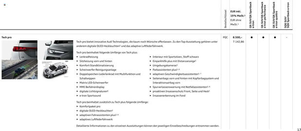 Audi Prospekt Seite 17