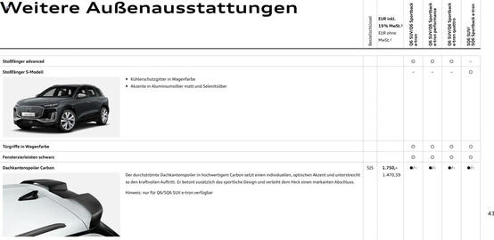 Audi Prospekt Seite 43