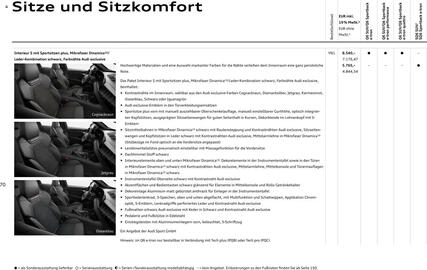 Audi Prospekt Seite 70