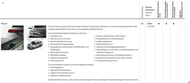 Audi Prospekt Seite 17