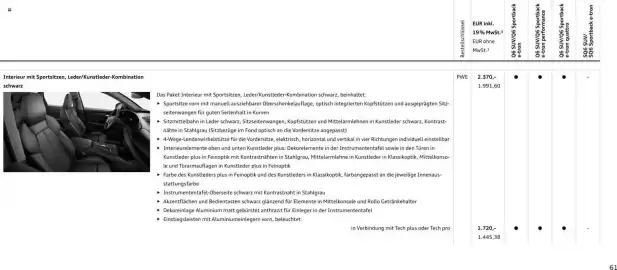 Audi Prospekt Seite 61