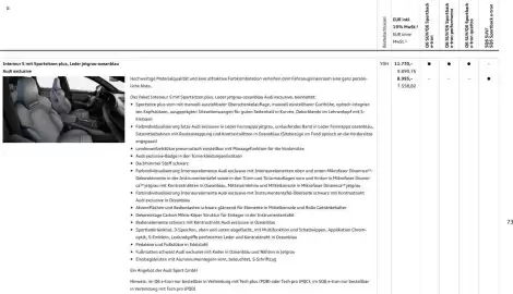 Audi Prospekt Seite 73