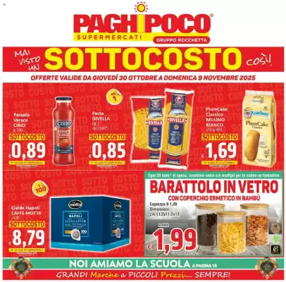 Volantino Paghi Poco (valido fino al 9-11)