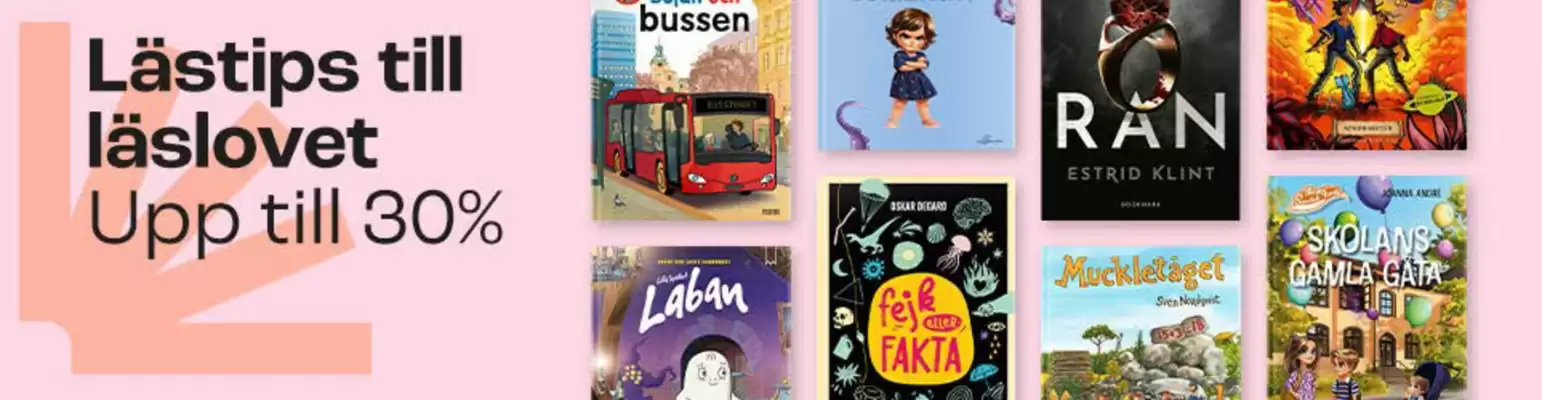 Bokus reklamblad (giltig till och med 5-11)