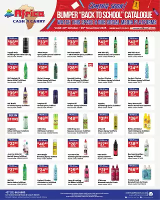 Africa Cash and Carry catalogue (valid until 5-11)