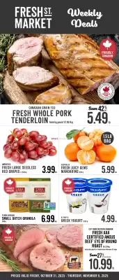 Fresh St Market flyer (valid until 6-11)