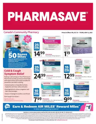 Pharmasave flyer (valid until 6-11)