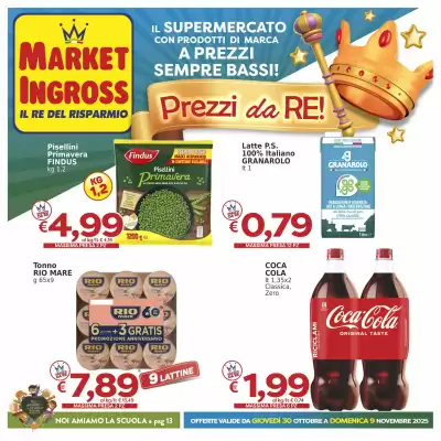 Volantino Market Ingross (valido fino al 9-11)