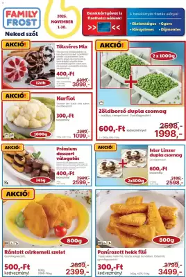 Family Frost akciós újság (érvényes eddig: 30-11)