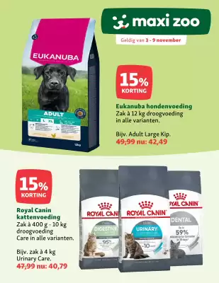 Maxi Zoo folder (geldig t/m 9-11)