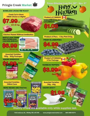 Pringle Creek Market flyer (valid until 2-11)