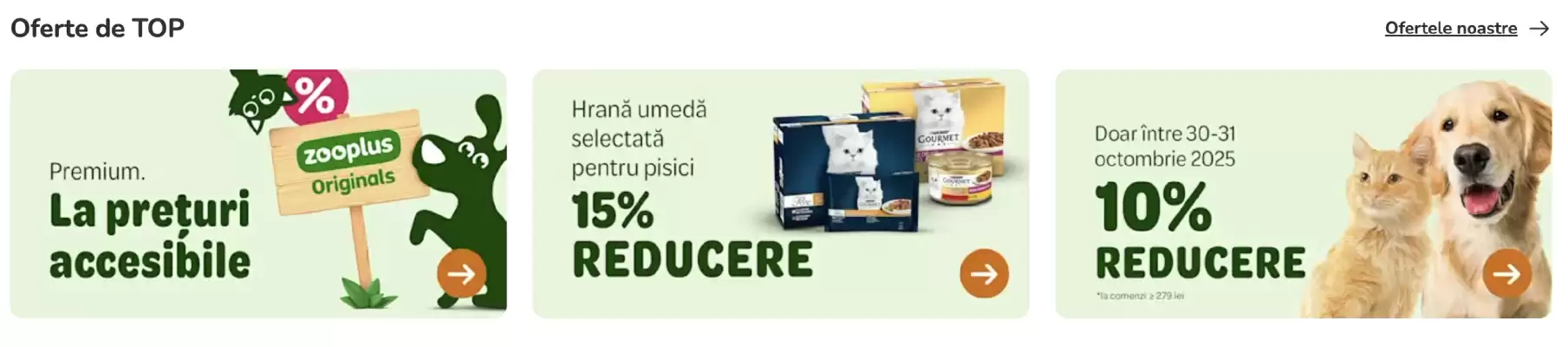 Magazine Zooplus (valid până la 4-11)