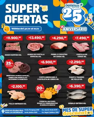 Catálogo Supermercados Damesco (válido hasta 2-11)
