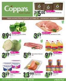 Coppa's Fresh Market flyer week 44 Page 1