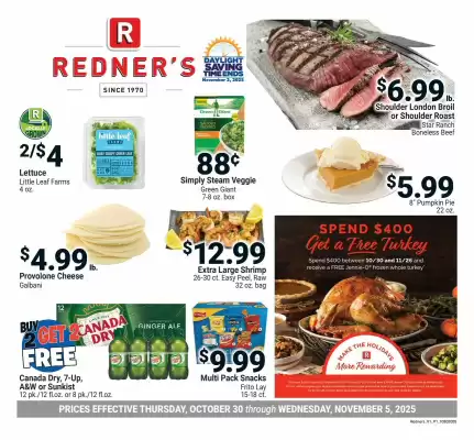 Redner's Warehouse weekly ad (valid until 5-11)