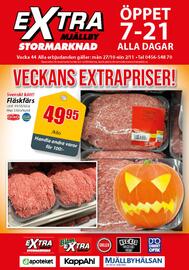 Extra Mjällby Stormarknad reklamblad vecka 44 Sida 1