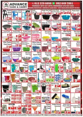 Advance Cash n Carry catalogue (valid until 6-11)