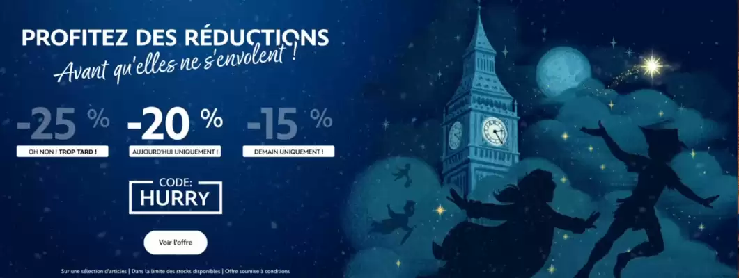 Catalogue Shop Disney (valable jusqu'au 15-11)