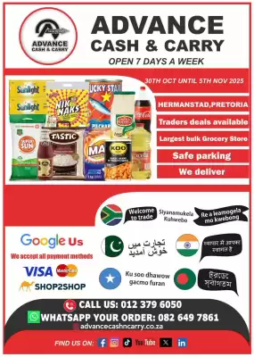 Advance Cash n Carry catalogue (valid until 5-11)