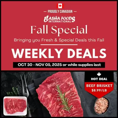 Basha Foods flyer (valid until 5-11)