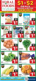 Iqbal Foods flyer week 44 Page 1