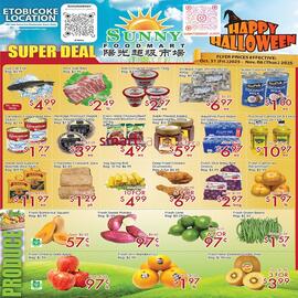 Sunny Food Mart flyer week 44 Page 1