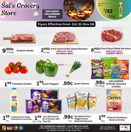 Sal's Grocery flyer week 44 Page 1