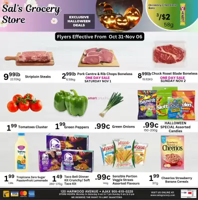 Sal's Grocery flyer (valid until 6-11)