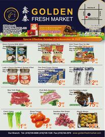 Golden Fresh Market flyer week 44 Page 1
