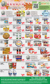 Grant's Foodmart flyer week 44 Page 1