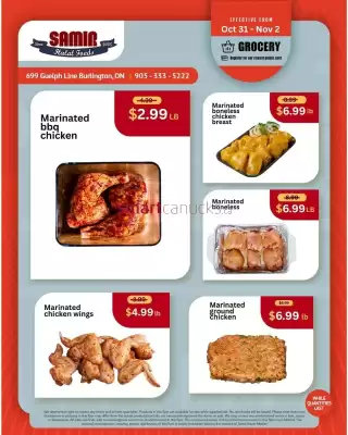 Samir Supermarket flyer (valid until 6-11)