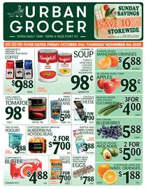 Urban Grocer flyer week 44 Page 1
