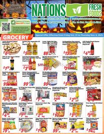 Nations Fresh Foods flyer week 44 Page 1