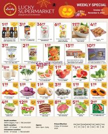 Lucky Supermarket flyer week 44 Page 1