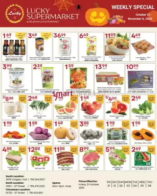 Lucky Supermarket flyer (valid until 6-11)