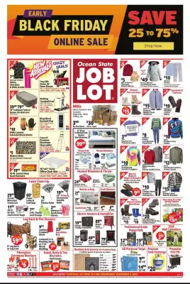 Ocean State Job Lot flyer