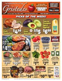 Gristedes circular week 44 Page 1