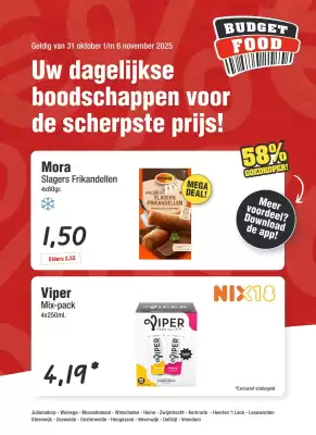 Budget Food folder (geldig t/m 6-11)