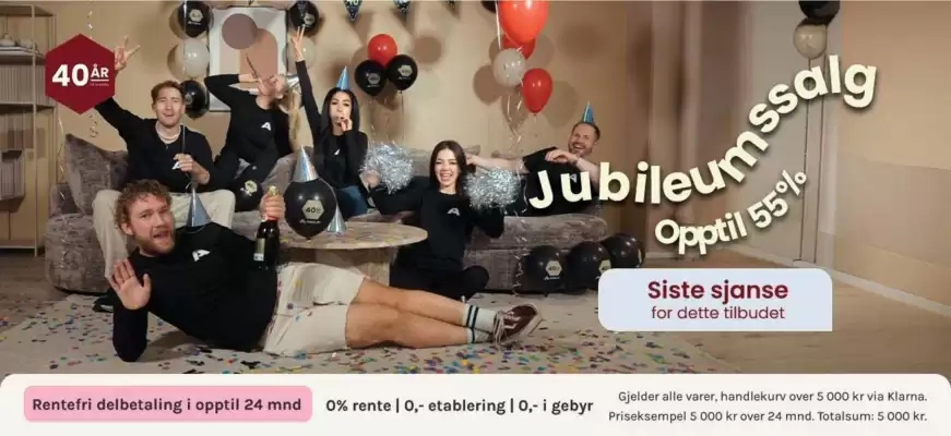 A-Møbler kundeavis (gyldig til 6-11)